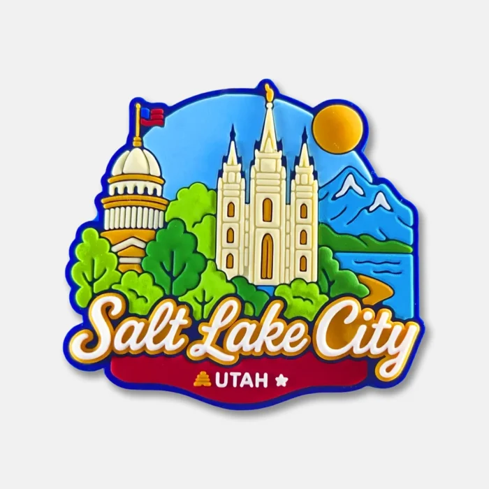 Salt Lake City Magnet – Colorgift Refrigerator Souvenir from Utah