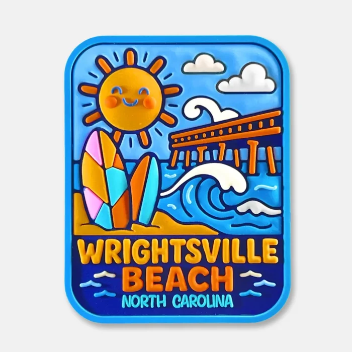 Wrightsville Beach Magnet – Colorgift Refrigerator Souvenir from North Carolina